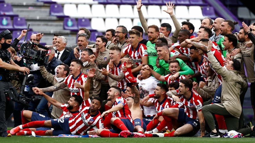 Những diễn biến "điên rồ" đưa Atletico Madrid lên ngôi vô địch La Liga